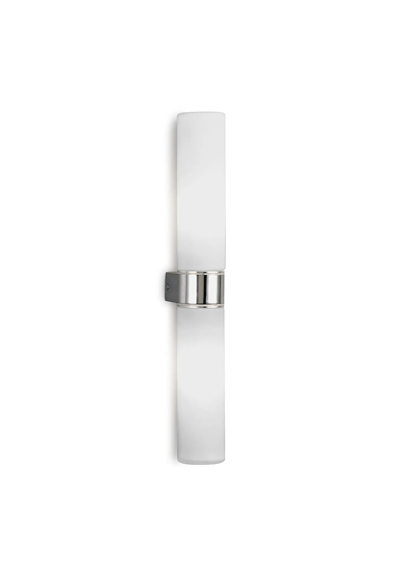 Tasso Glass IP44 2 Light Wall Lamp Polished Chrome D0386  Deco Tasso